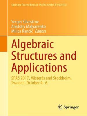 cover image of Algebraic Structures and Applications